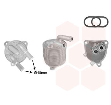 Chladič oleja automatickej prevodovky VAN WEZEL 06013752
