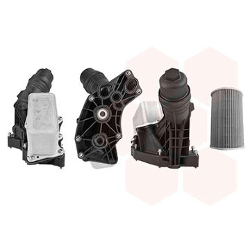 Olejový chladič, motorový olej VAN WEZEL 06013777