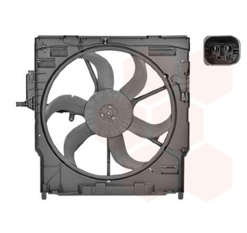 Ventilátor chladenia motora VAN WEZEL 0690746