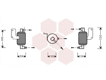 Susarna, klimatizace VAN WEZEL 0900D186