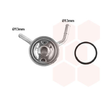 Olejový chladič, motorový olej VAN WEZEL 13013713