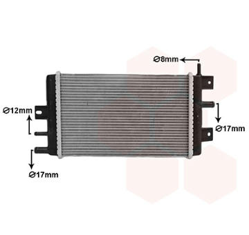 Chladič motora VAN WEZEL 15012703