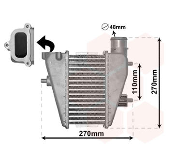 chladič turba VAN WEZEL 25014700