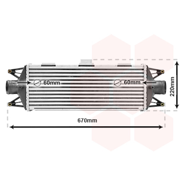 chladič turba VAN WEZEL 28004045