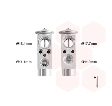 Expanzní ventil, klimatizace VAN WEZEL 30001124