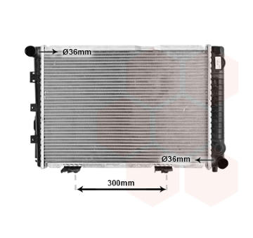 Chladič, chlazení motoru VAN WEZEL 30002067