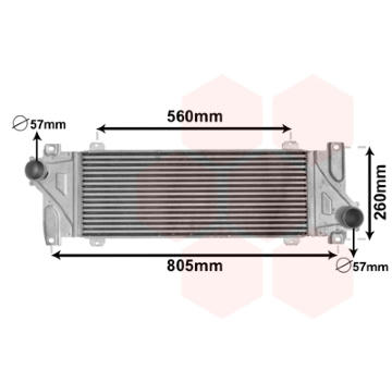 chladič turba VAN WEZEL 30004448