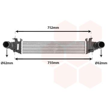 Chladič turba VAN WEZEL 30004557