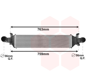 Chladič turba VAN WEZEL 30004658