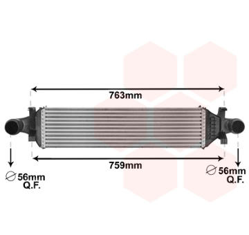 chladič turba VAN WEZEL 30004659