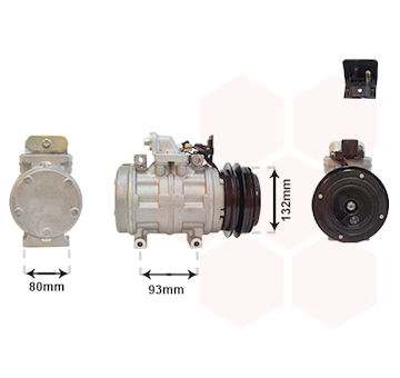Kompresor, klimatizace VAN WEZEL 3000K083