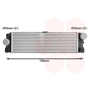 Chladič turba VAN WEZEL 30014710