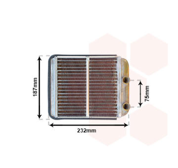Výměník tepla, vnitřní vytápění VAN WEZEL 32006186