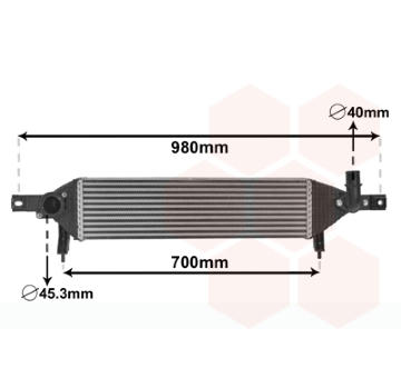 chladič turba VAN WEZEL 33004409