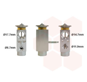 Expanzní ventil, klimatizace VAN WEZEL 37001580