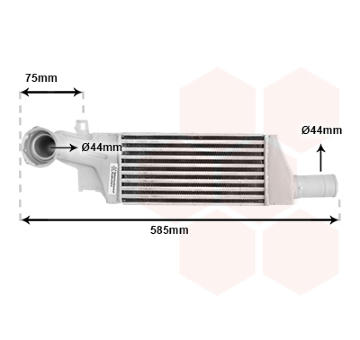 Chladič turba VAN WEZEL 37004404