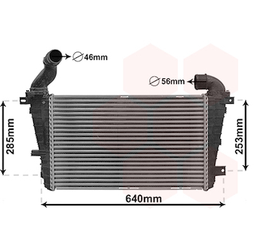 Chladič turba VAN WEZEL 37004416