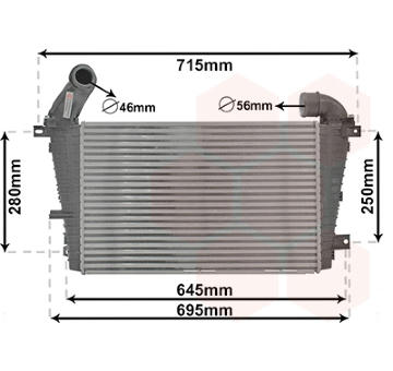 Chladič turba VAN WEZEL 37004585