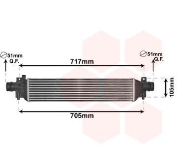 Chladič turba VAN WEZEL 37004650