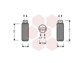 Susarna, klimatizace VAN WEZEL 3700D288