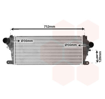 Chladič turba VAN WEZEL 37014714