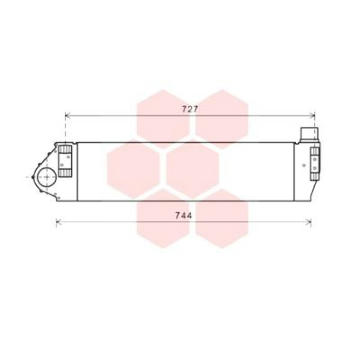 Chladič turba VAN WEZEL 43004482