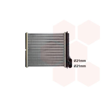 Výměník tepla, vnitřní vytápění VAN WEZEL 43006205