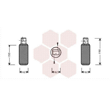 Susarna, klimatizace VAN WEZEL 4700D044