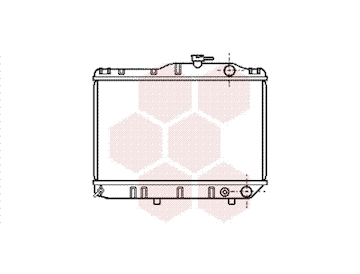 Chladič, chlazení motoru VAN WEZEL 53002032