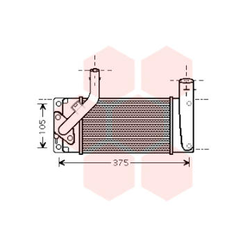 Chladič turba VAN WEZEL 53004475