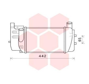 chladič turba VAN WEZEL 53004645