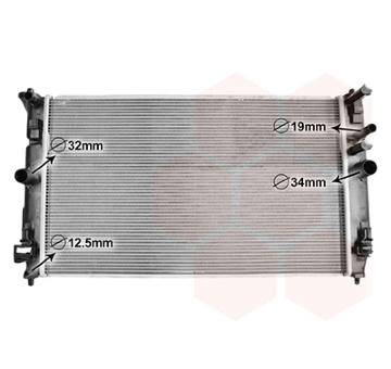 Chladič motora VAN WEZEL 54012704