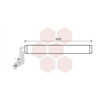 Chladič oleje, řízení VAN WEZEL 58003308