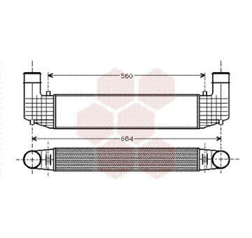 Chladič turba VAN WEZEL 58004157