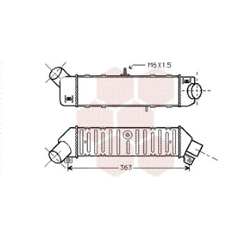 chladič turba VAN WEZEL 58004162