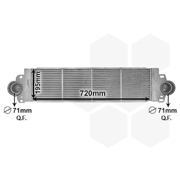 Chladič turba VAN WEZEL 58004233