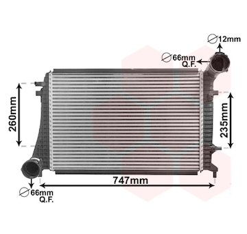 Chladič turba VAN WEZEL 58004268