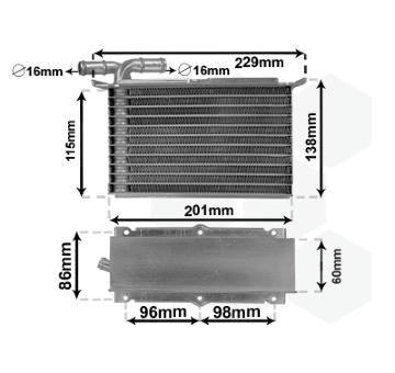 Chladič turba VAN WEZEL 58014703