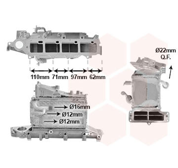 chladič turba VAN WEZEL 58014712