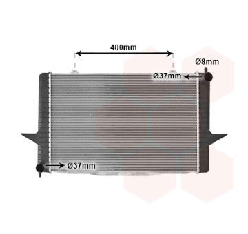 Chladič motora VAN WEZEL 59002148