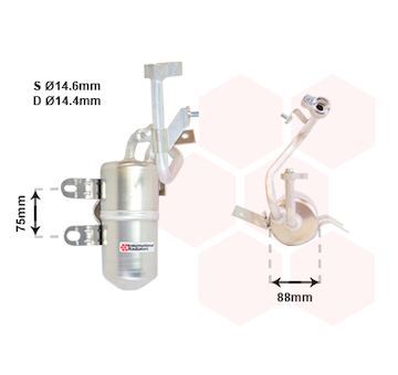 Susarna, klimatizace VAN WEZEL 5900D165