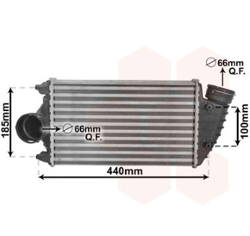 chladič turba VAN WEZEL 74004068