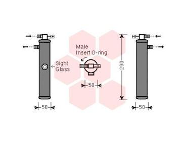 Susarna, klimatizace VAN WEZEL 7400D065
