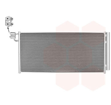 Kondenzátor klimatizácie VAN WEZEL 74015706