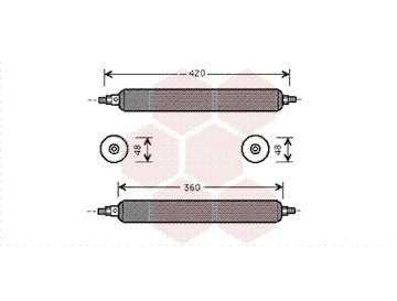 Susarna, klimatizace VAN WEZEL 7700D003