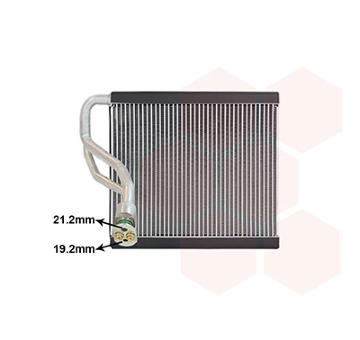 Výparník, klimatizace VAN WEZEL 8200V444