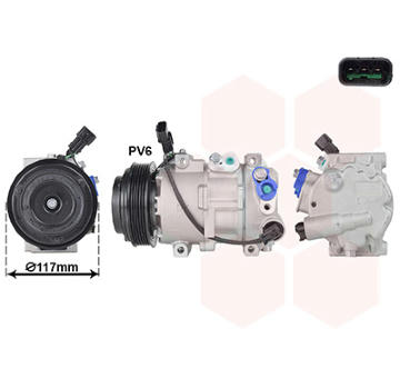 Kompresor klimatizácie VAN WEZEL 8201K722