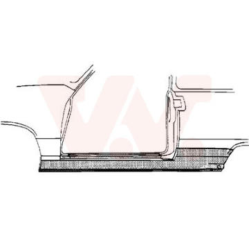 Nástupní panel VAN WEZEL 4335101