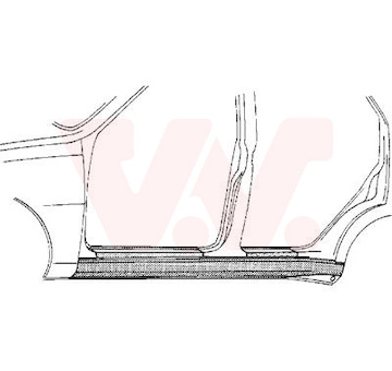 Nástupní panel VAN WEZEL 7615103