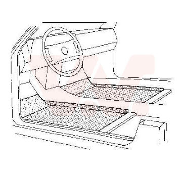Dno karosérie VAN WEZEL 0201285